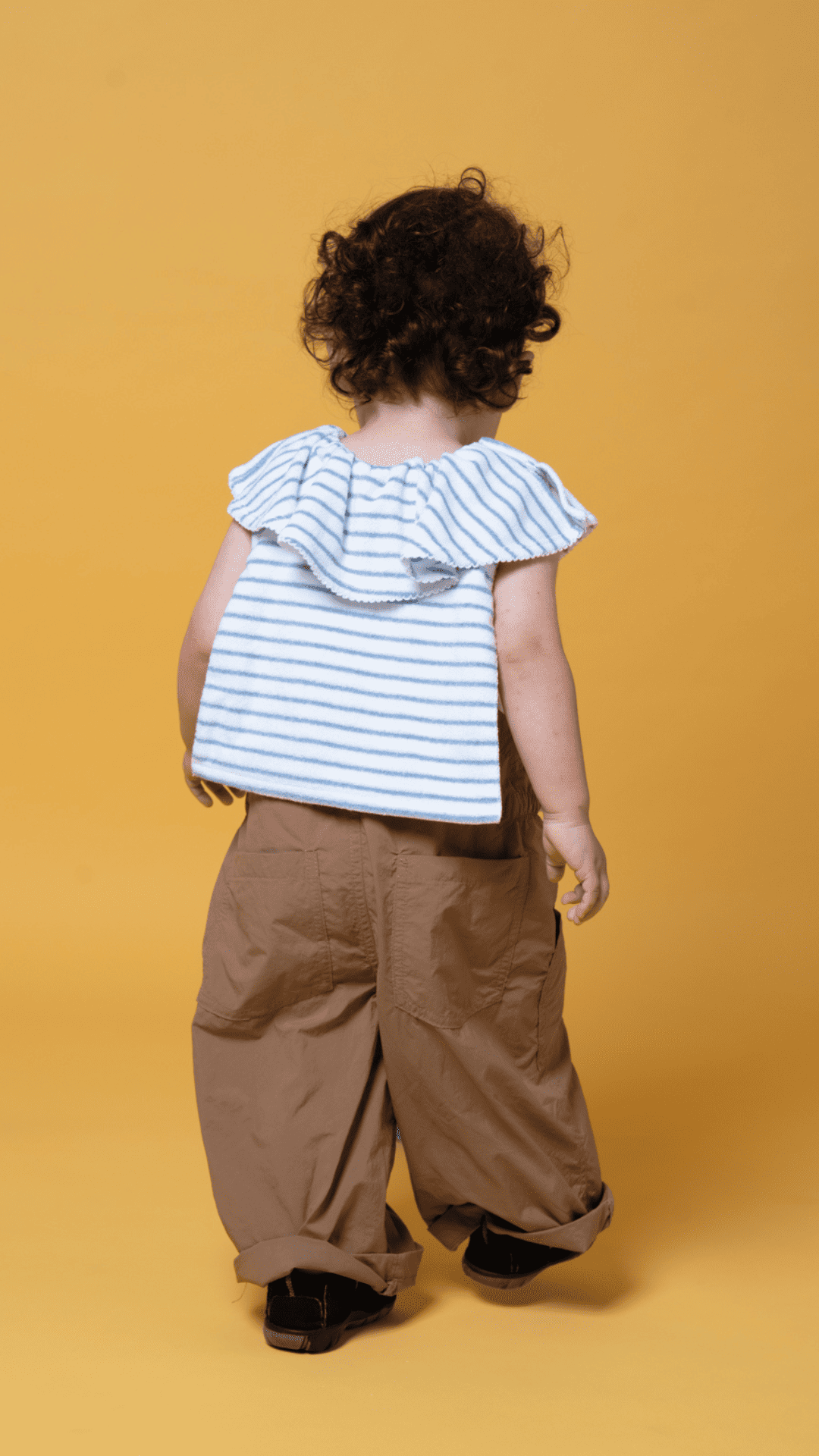 フリルボーダー スウィングBib <Blue>