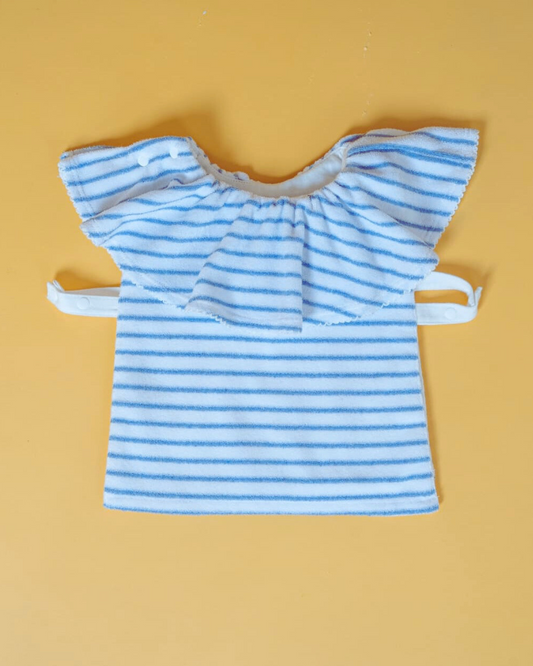 フリルボーダー　スウィングBib　＜Blue＞