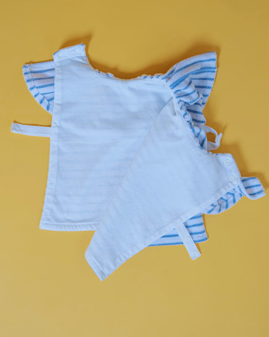 フリルボーダー　スウィングBib　＜Blue＞